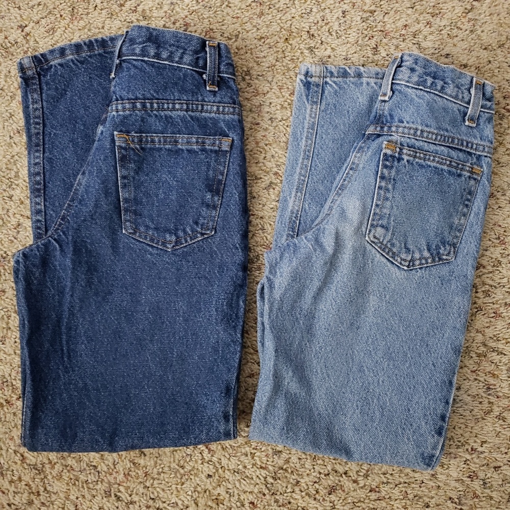 Youth Boys Denim Jean's Size 12 Slim Lot of 2